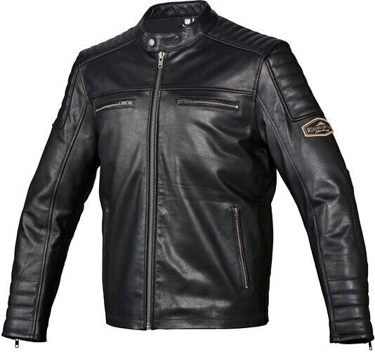 GC Bikewear Logan Leatherjacket black
