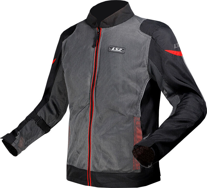 LS2 Airy Evo Textil Jacket grey/black/red