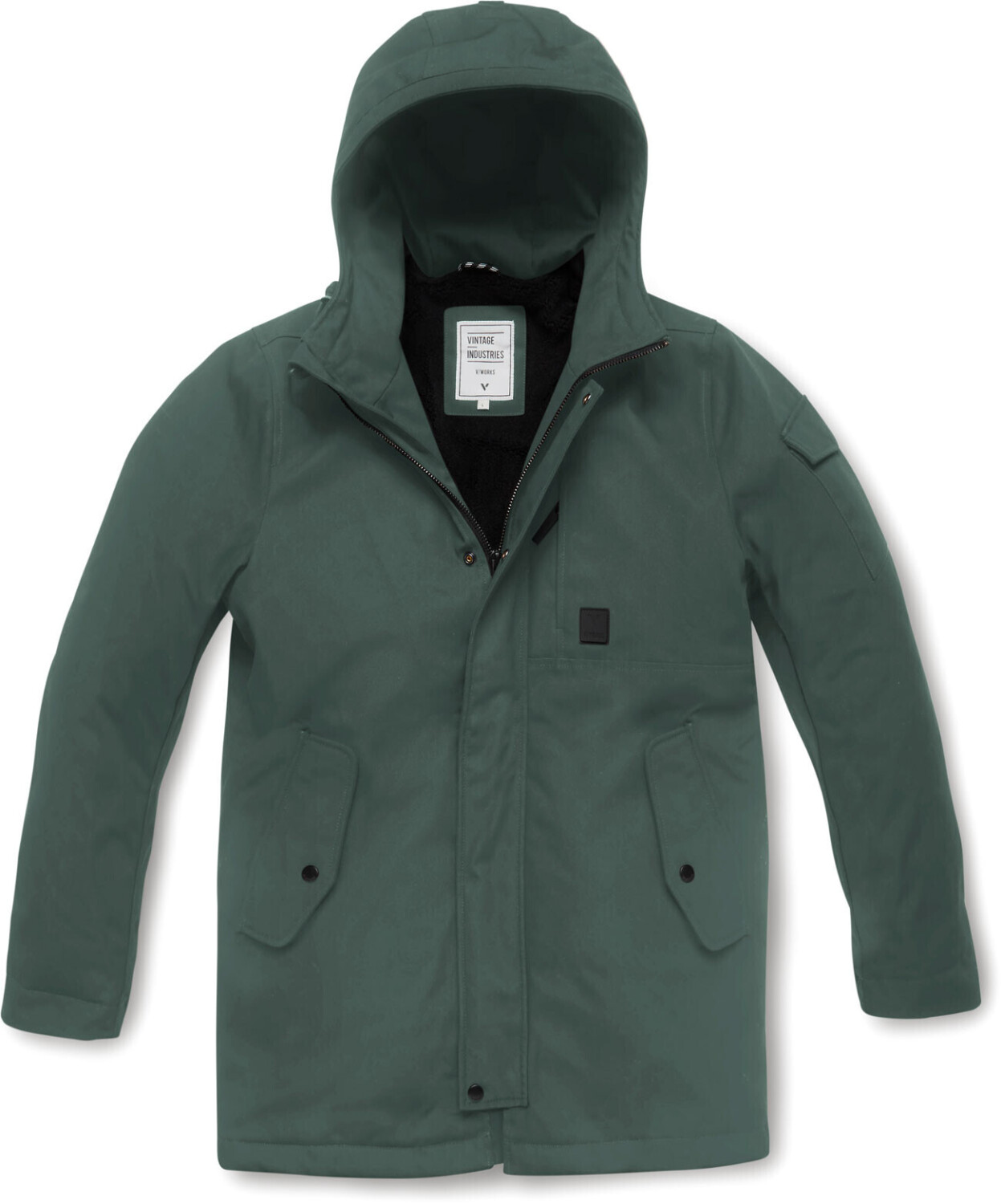 Vintage Industries Gus Parka Jacket WP grey