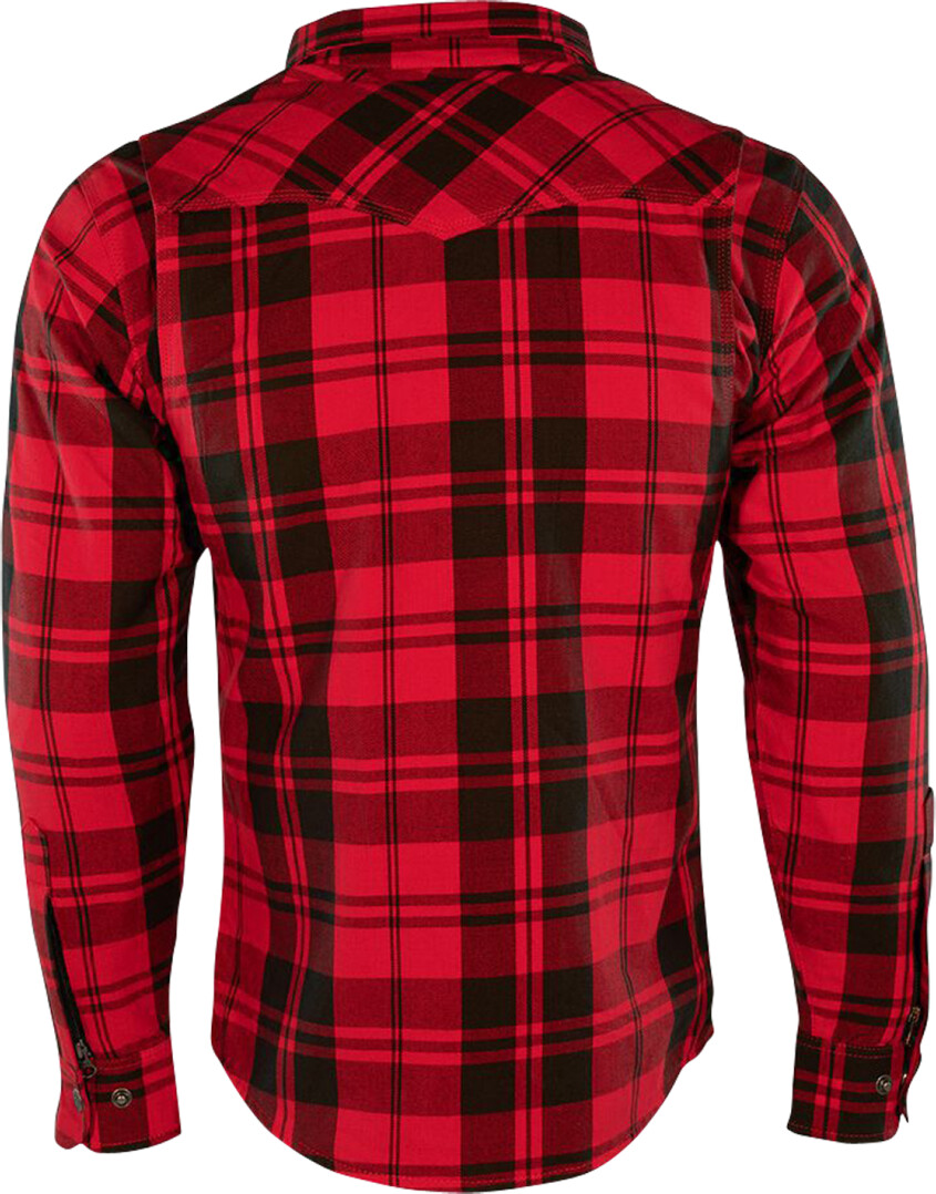 Rusty Stitches Neil Shirt red/black