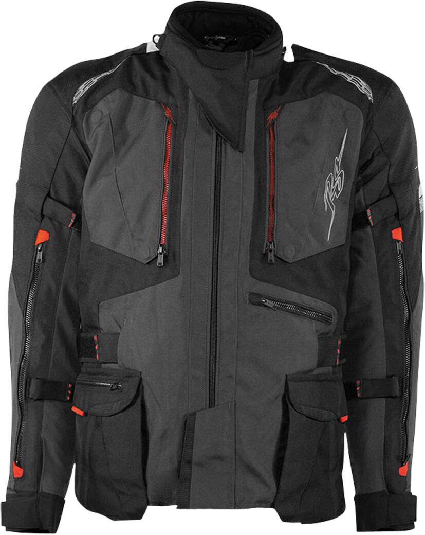 Rusty Stitches Cliff Jacket WP black/darkgrey/red