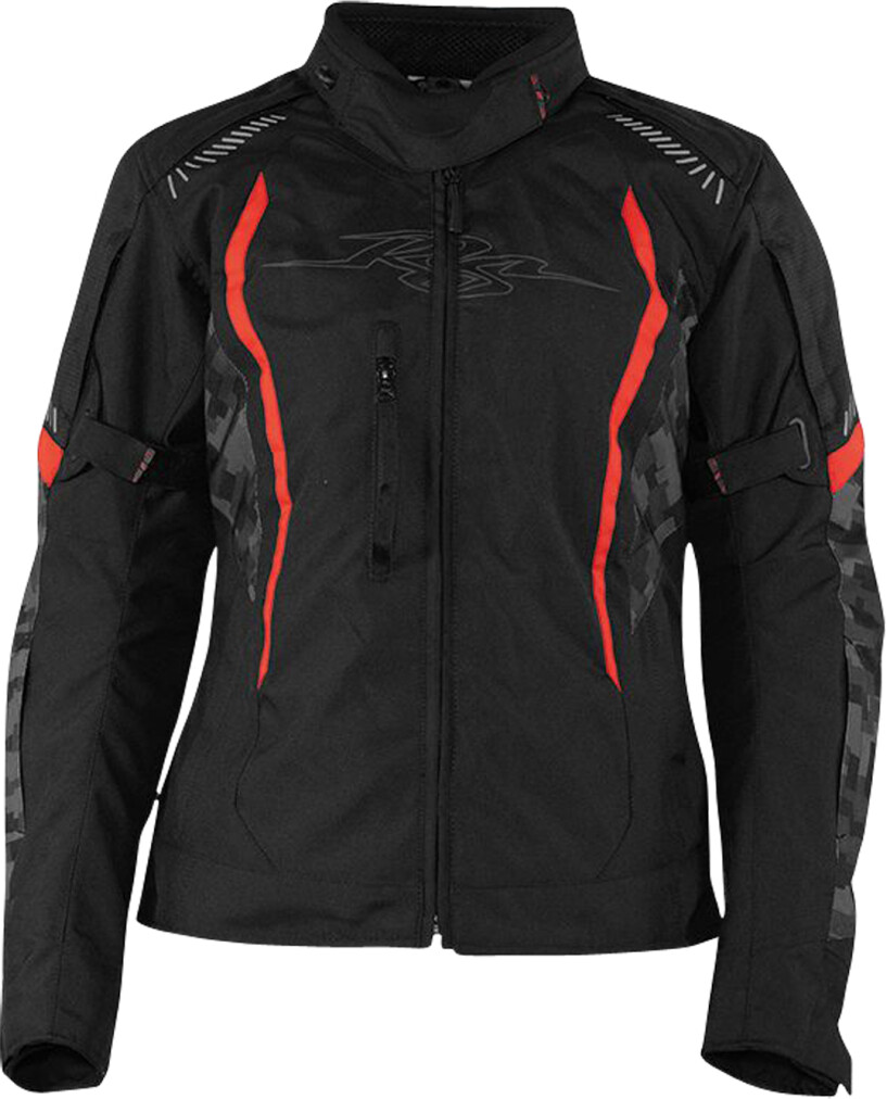 Rusty Stitches Ashley Pixel Jacket WP Lady black/grey/red