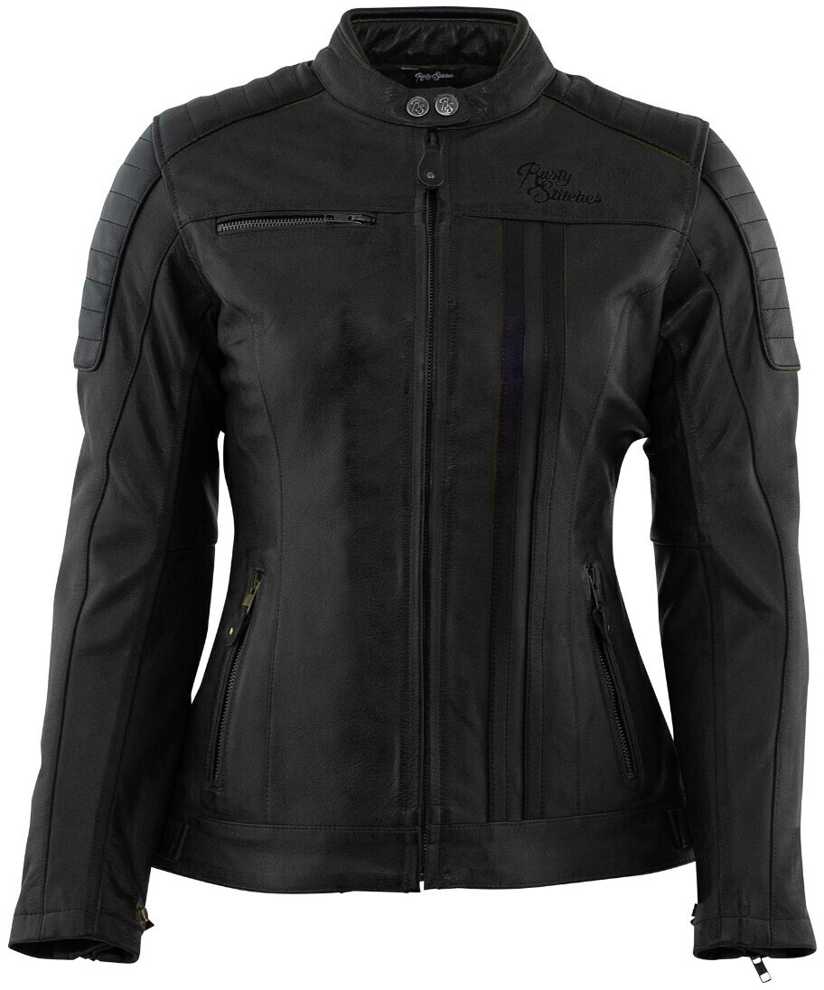 Rusty Stitches Alice Leatherjacket Lady black
