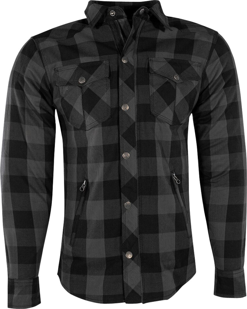 Rusty Stitches Neil Shirt grey/black