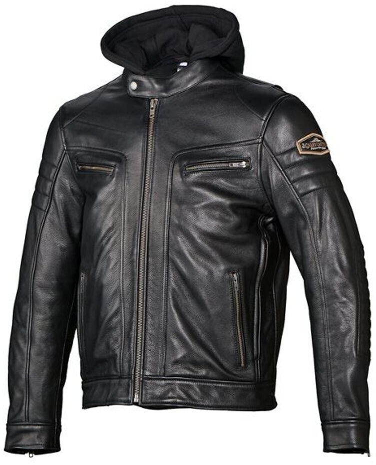 GC Bikewear Murray Leatherjacket black