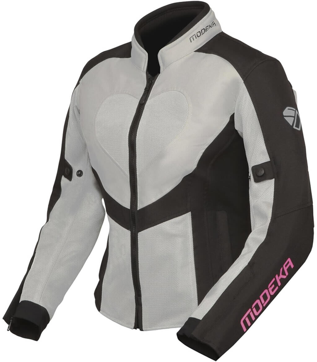 Modeka Emma Air Jacket Lady lightgrey/black