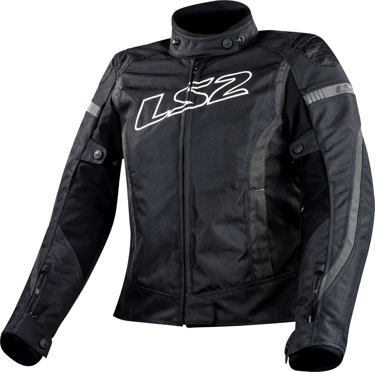 LS2 Gate Jacket WP Lady black/darkgrey