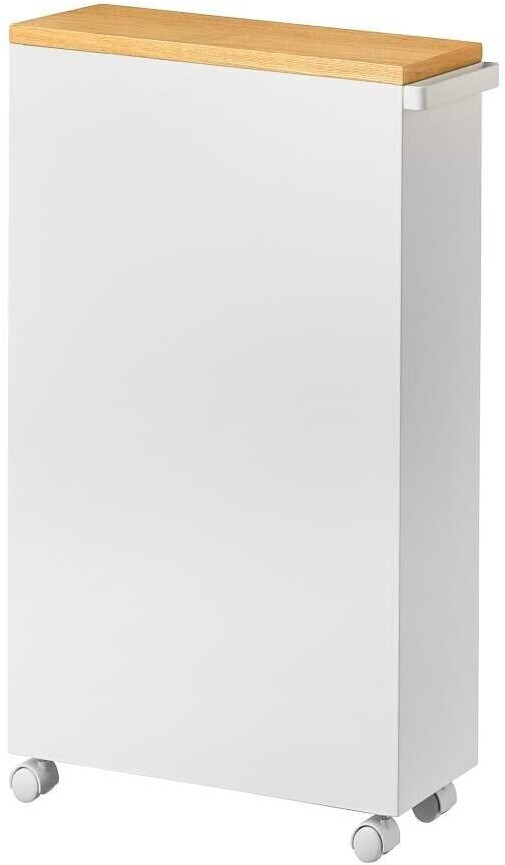 YAMAZAKI Bathroom shelf with castors (04306) white