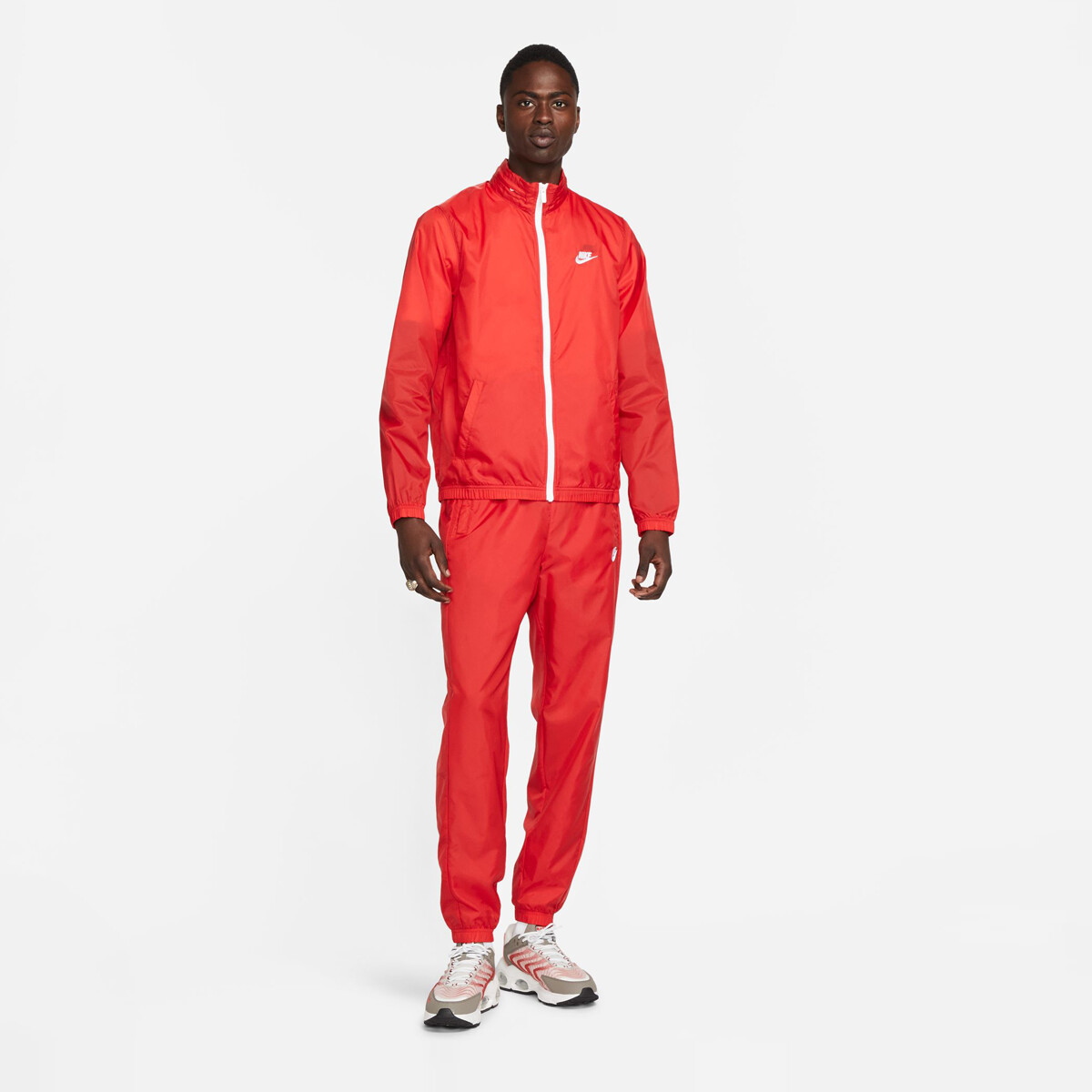 Nike white jogging suit online