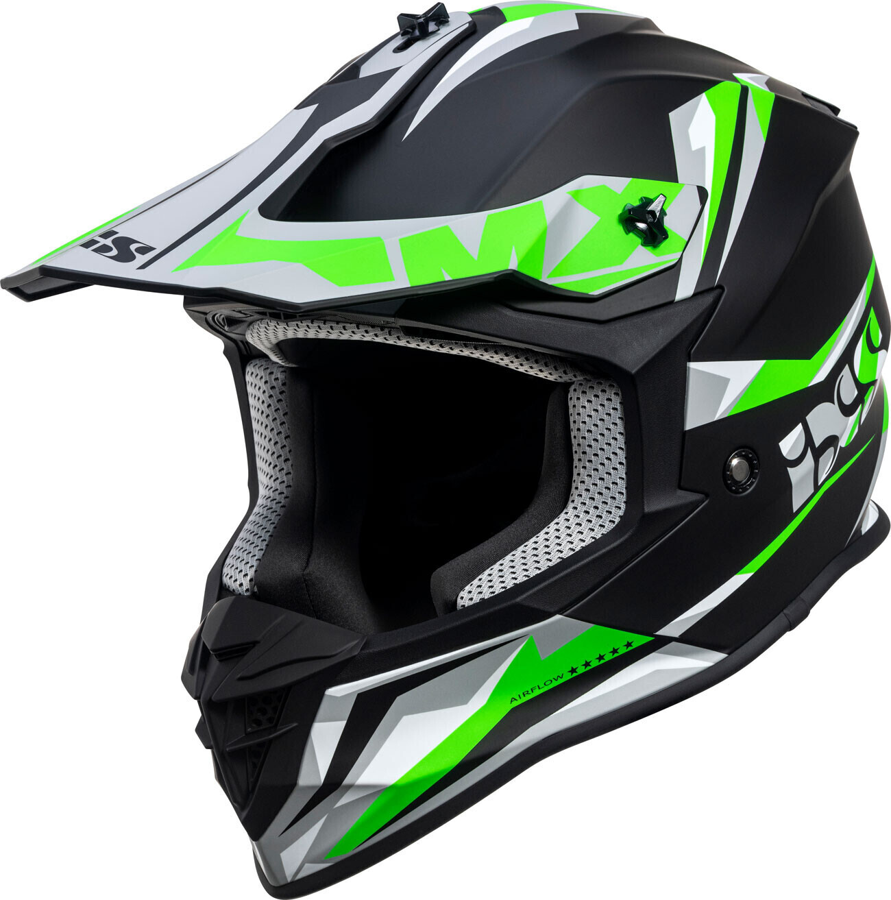 IXS 362 2.0 Black Matt/Neon Green