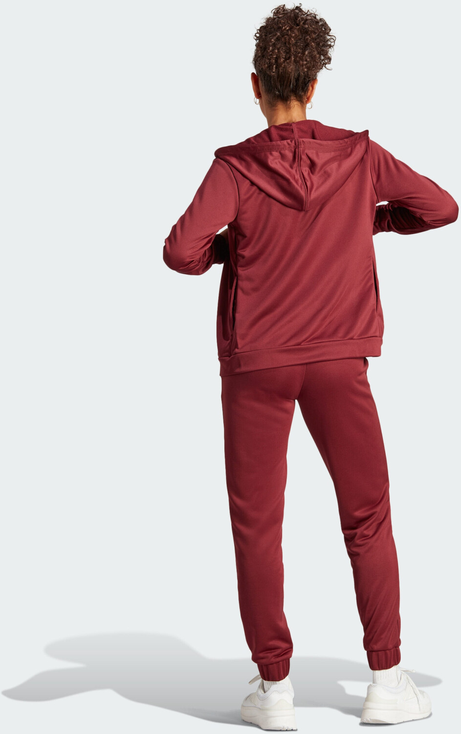 Adidas Linear Tracksuit IJ8802 shadow red white ab 44 99 Preisvergleich bei idealo