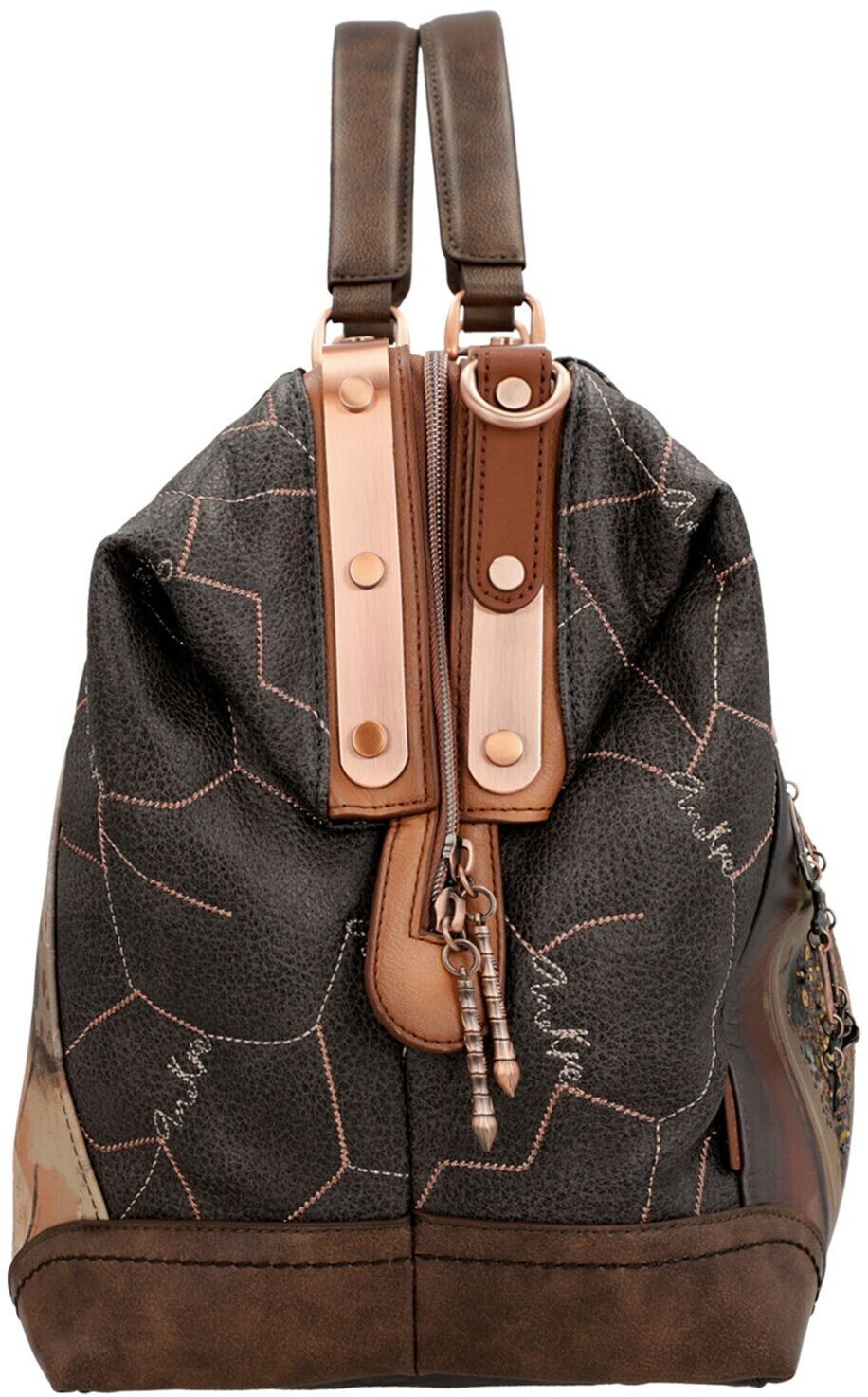 Sac De Voyage Anekke Extensible - Multicolor Beige, Dimensions 52x32x22 Cm (dépliable 53 Cm)