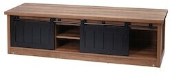 Mendler HWC-K75 TV rack (97131) brown