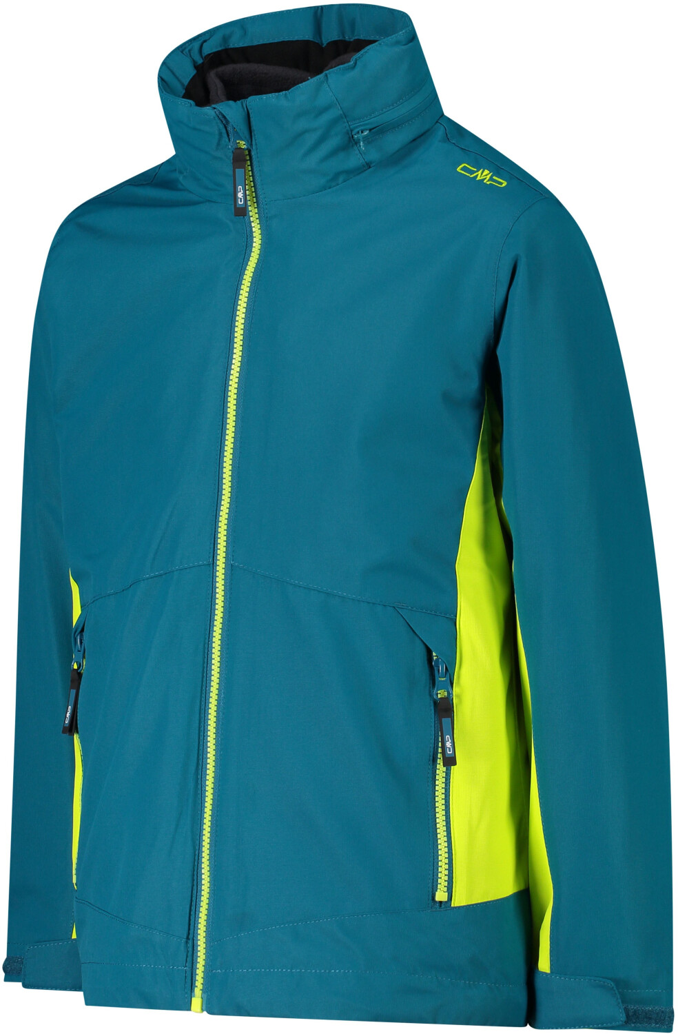 CMP Boy's Jacket with Removable Fleece Liner (31Z1534D) deep lake/acido