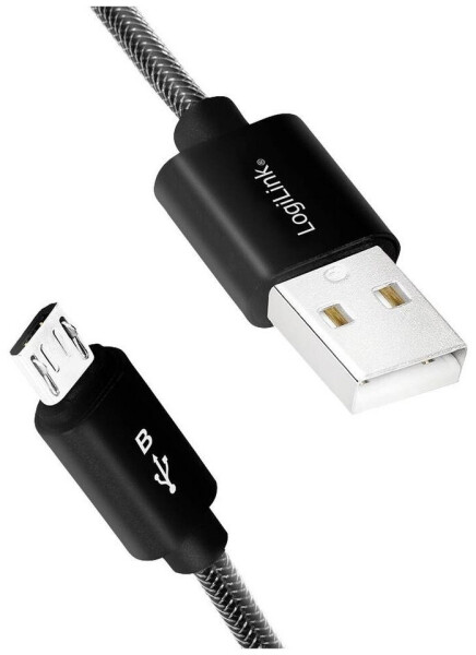 LogiLink CU0132 USB-A auf Micro-USB 1m Schwarz, Bild 5