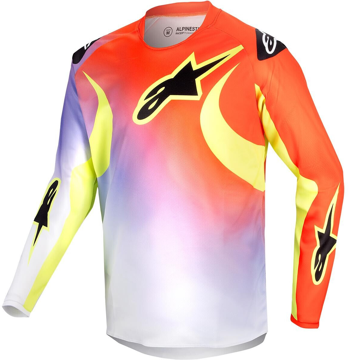 Alpinestars Racer Lucent Youth Jersey White/Red/Yellow