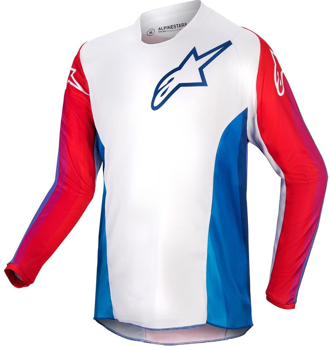 Alpinestars Racer Pneuma Youth Jersey White/Red/Blue