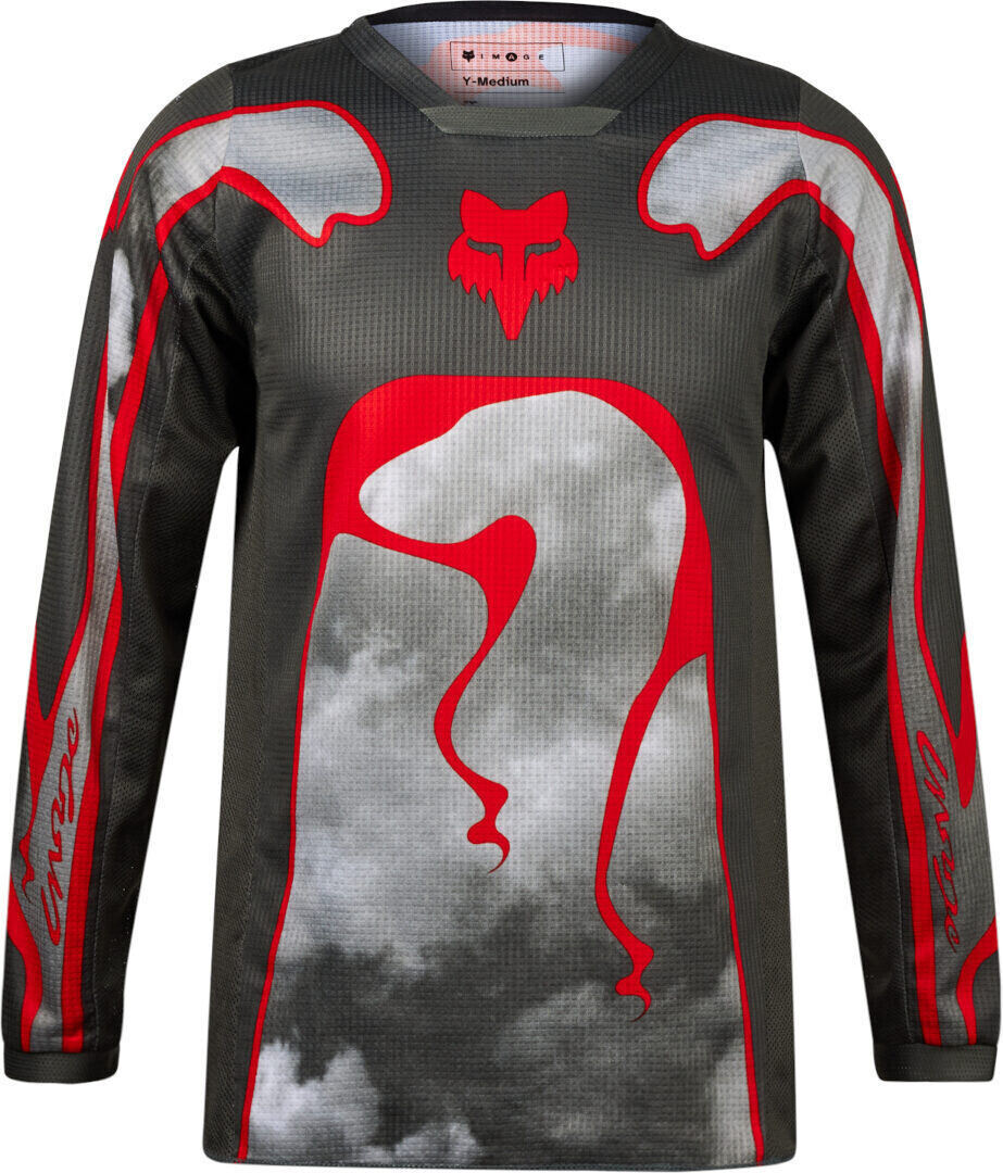 Fox 180 Atlas Youth Jersey Grey/Red