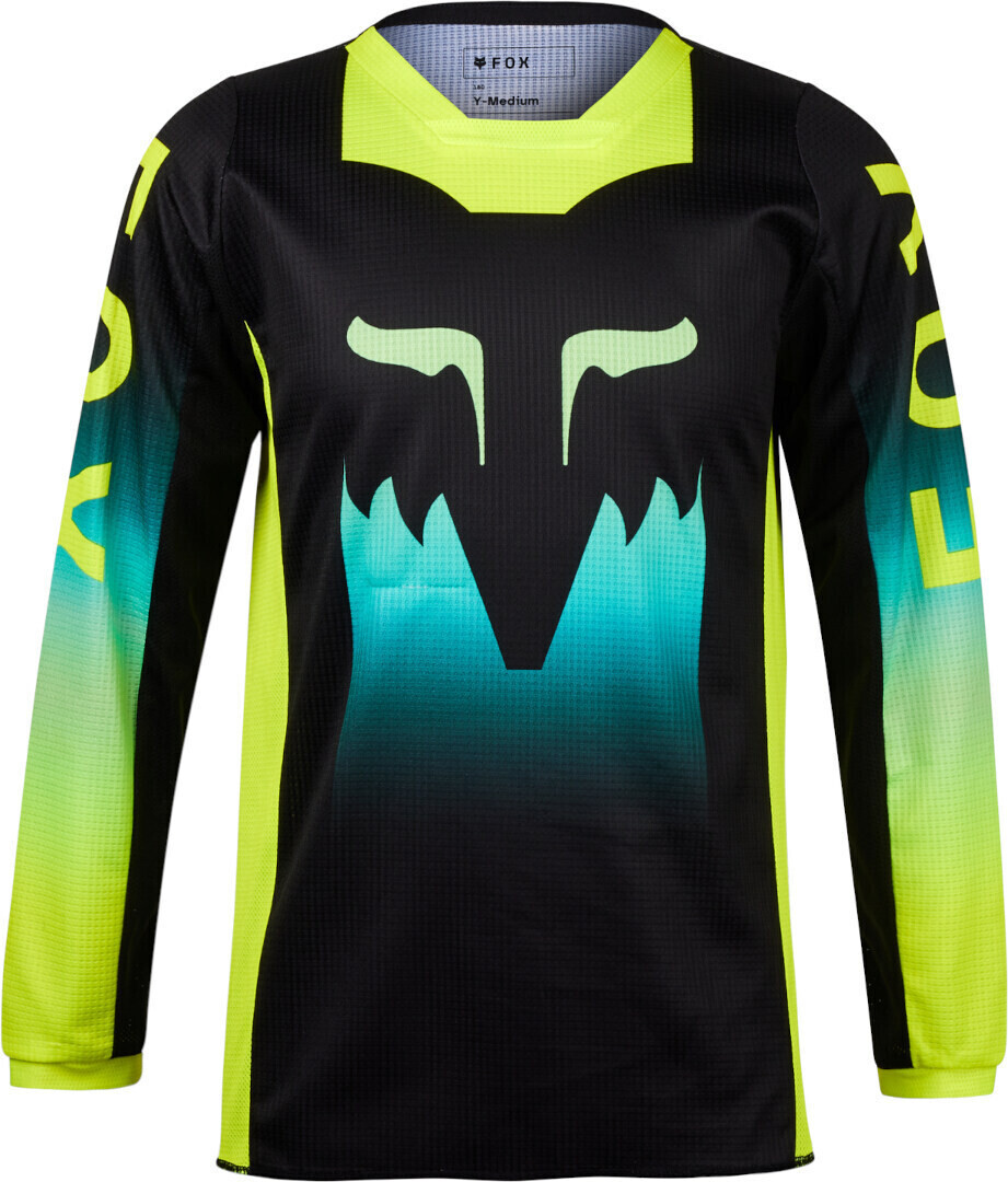 Fox 180 Flora Girls Black/Green/Yellow