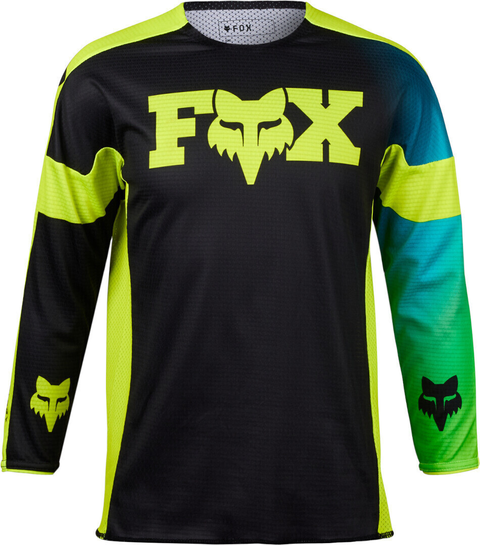Fox 360 Streak Youth Jersey Black/Blue/Yellow
