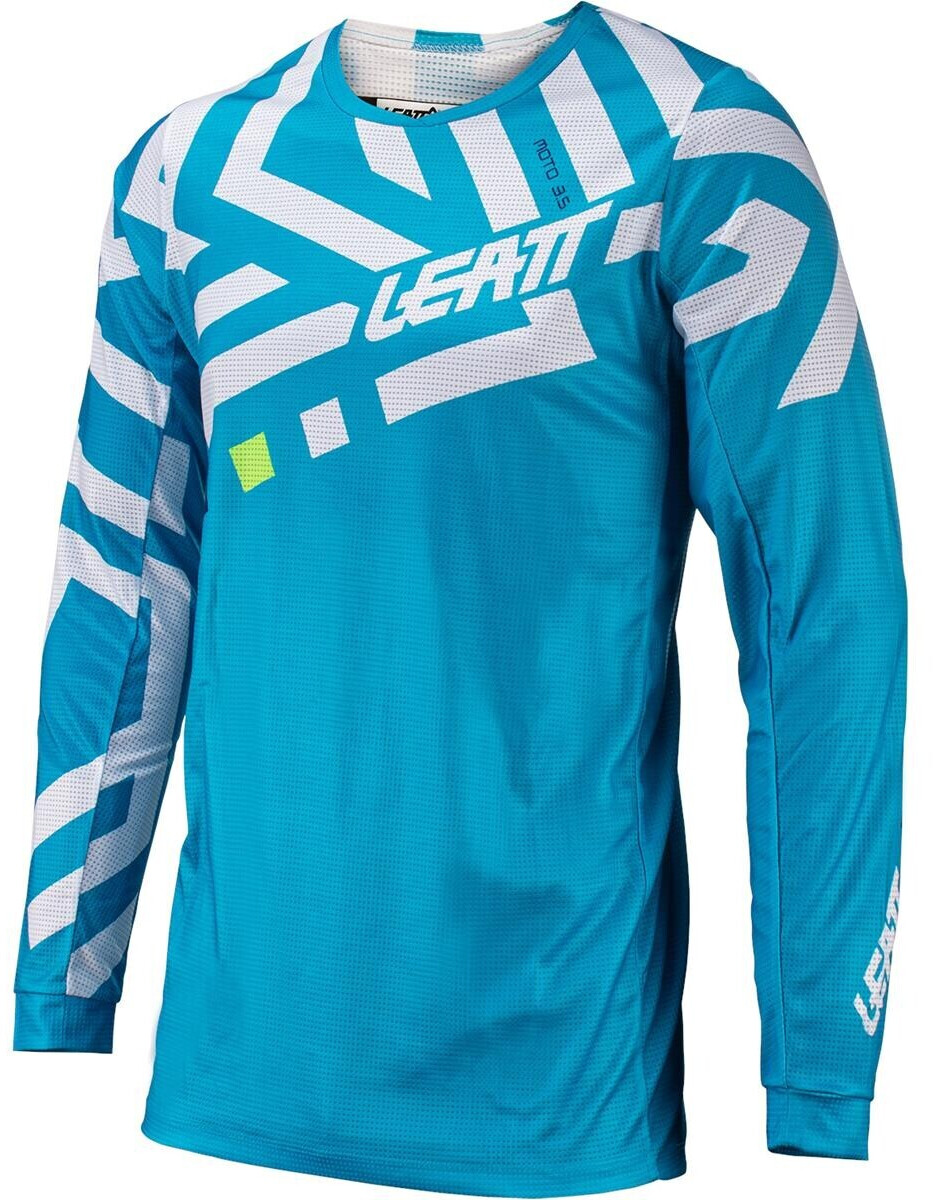 Leatt 3.5 Ride Pattern 2024 und Hose Set White/Blue