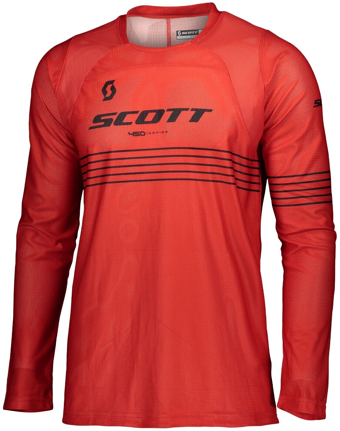 Scott 450 Angled Light Black/Red