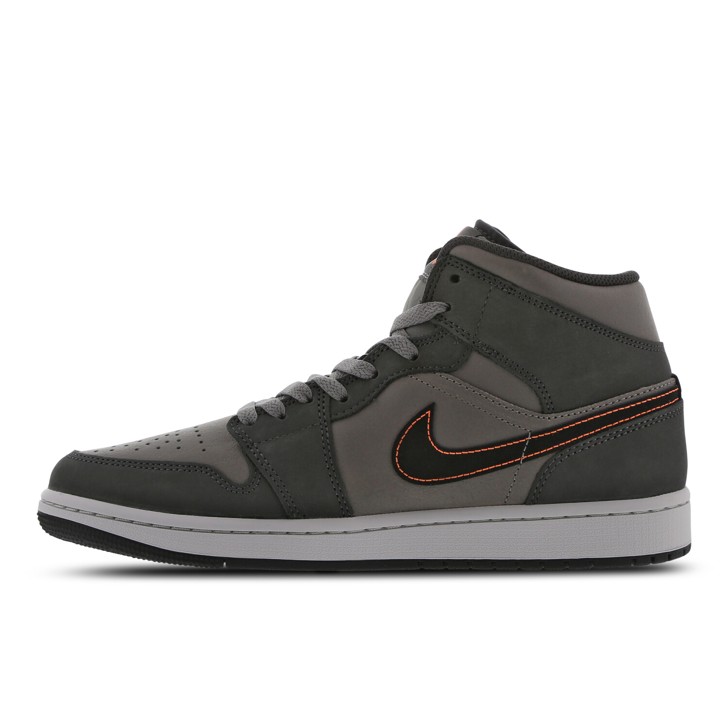 Buy Nike Air Jordan 1 Mid SE night stadium flat pewter total orange black from 580.00 Today Best Deals on idealo