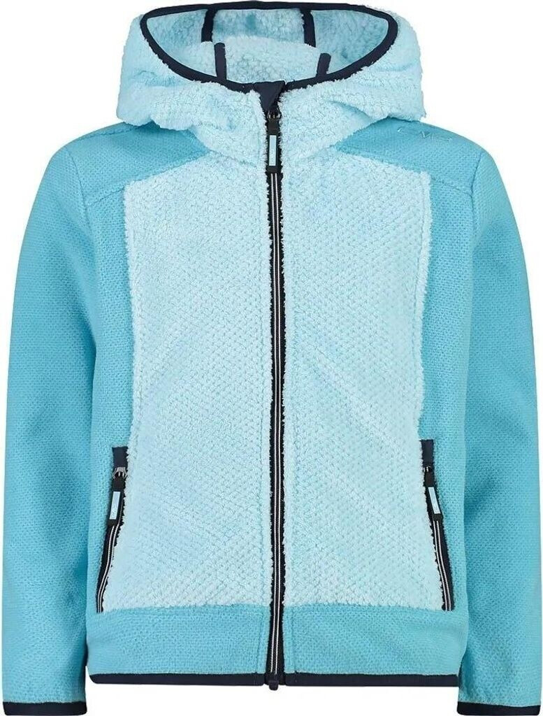 CMP Jungen HighLoft Fleece Jacke Blau - Kuschelig Warme Outdoor Jacke