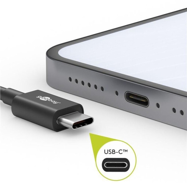 Goobay USB-C Lade- und Synchronisationskabel 1m (66317), Bild 2