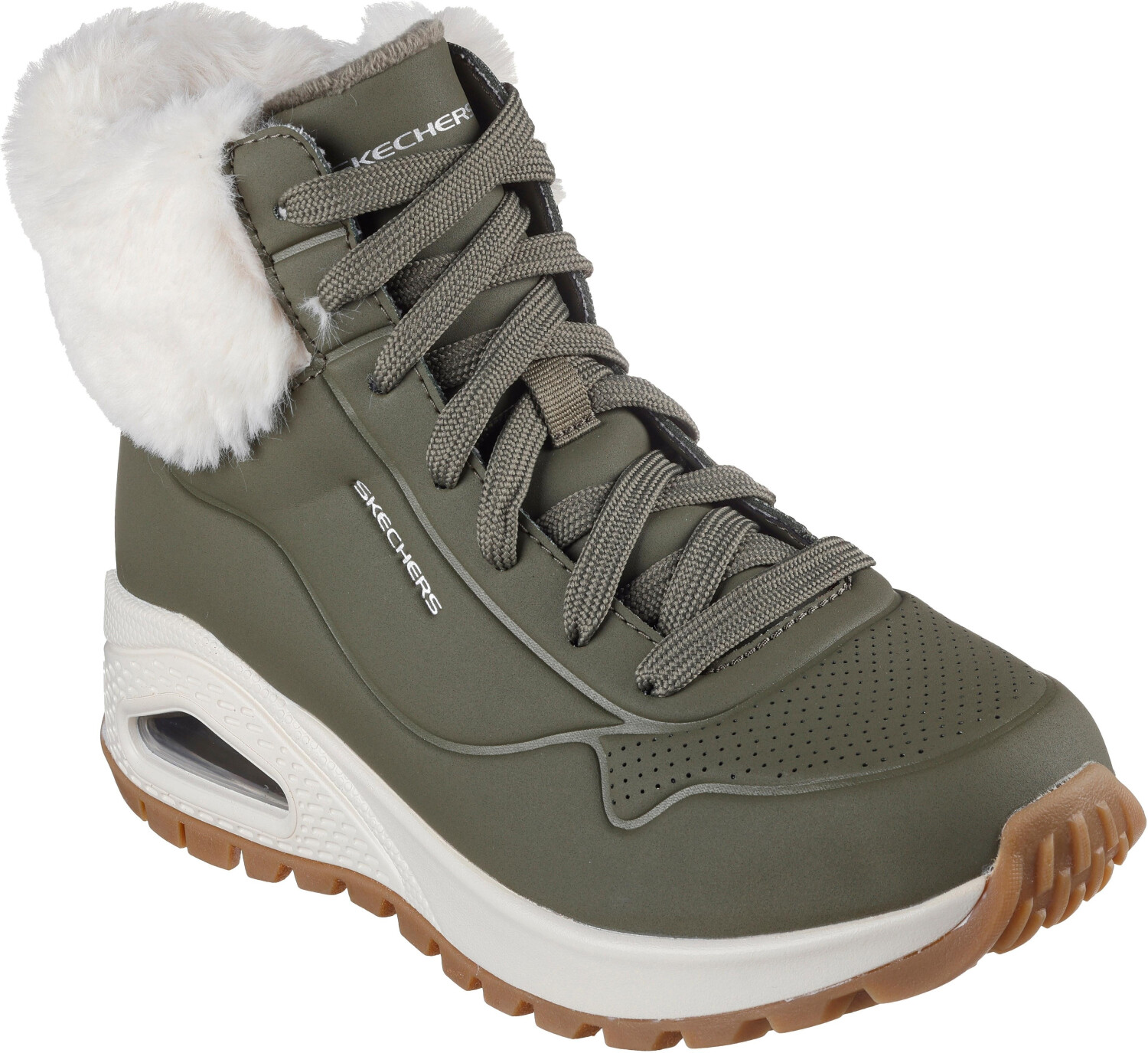 Skechers lace up mujer olive outlet