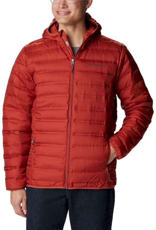 Columbia Men's Lake 22 Down Hooded warp red