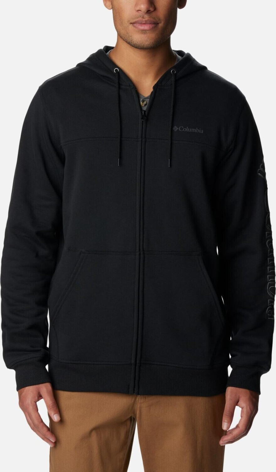 Columbia Men Columbia™ Logo Fleece Hoodie (1889164) black/branded shadow sleeve logo