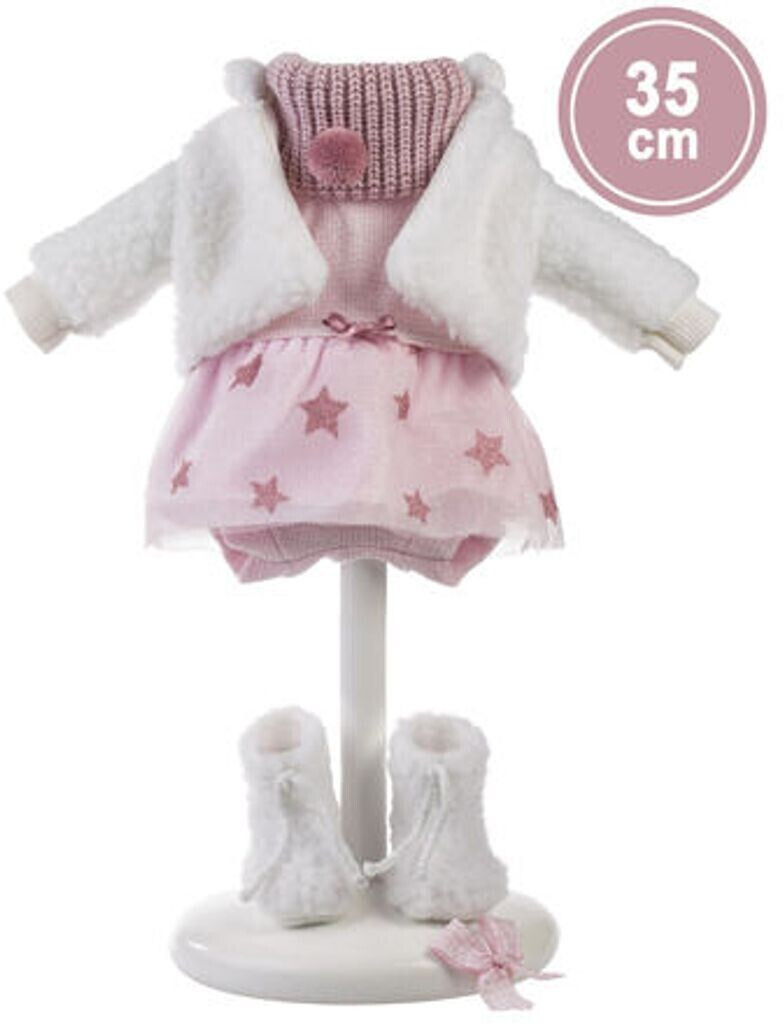 Llorens Clothes Set Dolls 35 cm Tutu Stars pink