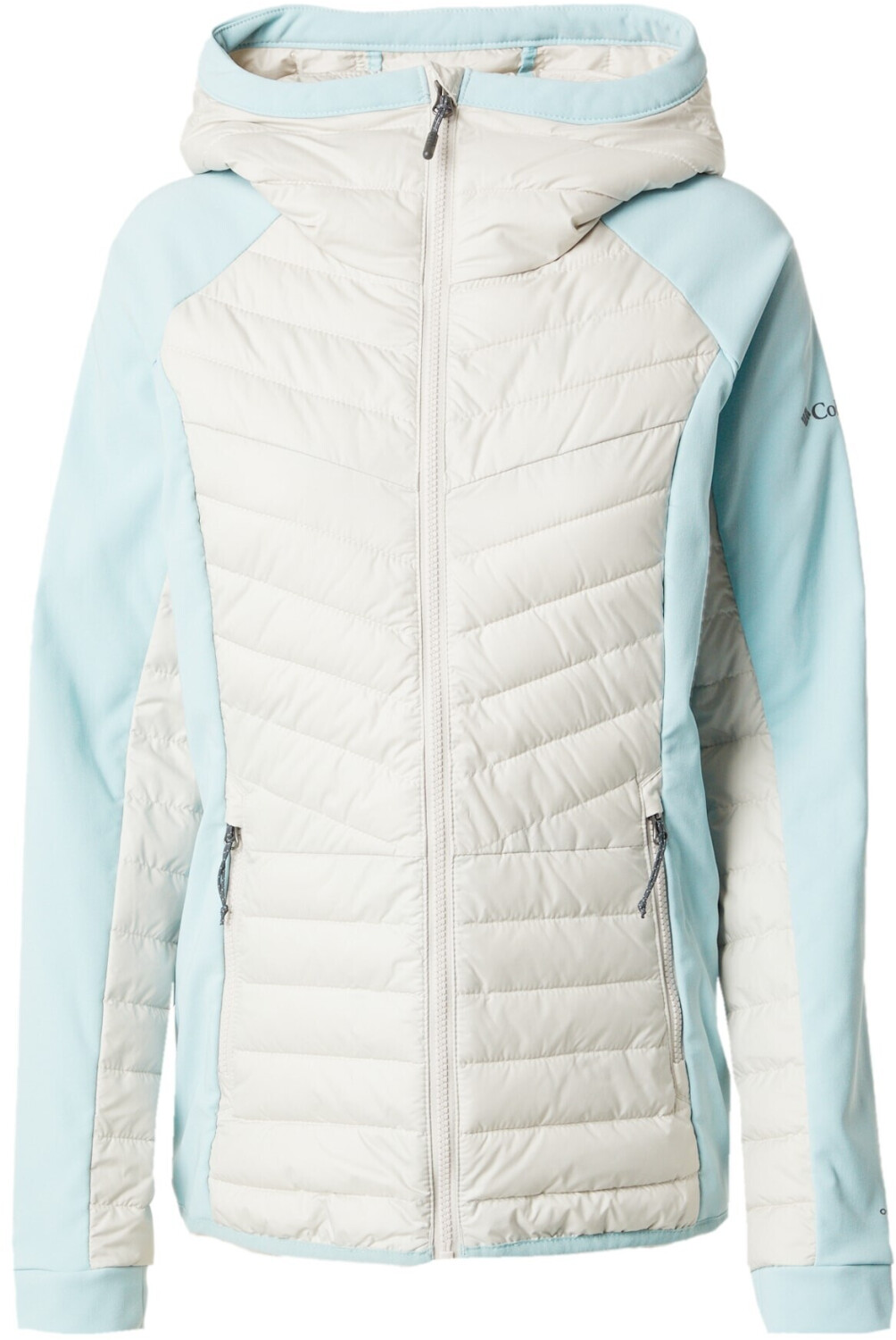 Columbia Women's Powder Lite Hybrid Hooded Jacket dark stone/aqua haze