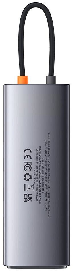 Baseus 9-in-1 USB-C Metal Gleam WKWG060013