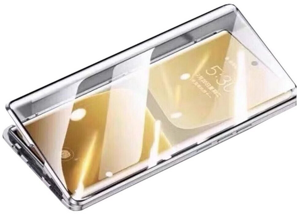 Wigento Handyhülle Für Xiaomi 13T / 13 T Pro 360 Grad Magnet Glas Bumper  Handy Hülle Case Silber ab 11,85 €