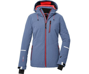 Veste Softshell Fille Killtec - Capuche, Coupe-vent, Déperlant 10.000 Mm, Polaire Doublure - Colourblock, Sans PFAS - 5