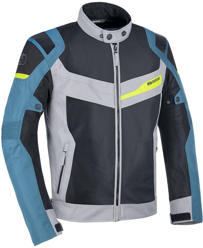 Oxford Dakar Dry2Dry Air MS Jacket silver/blue/fluo