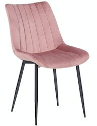 CLP Rahden velvet pink chair