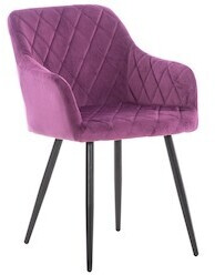 CLP Shila velvet dining room chair purple