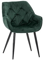 CLP Chair Tanna velvet green