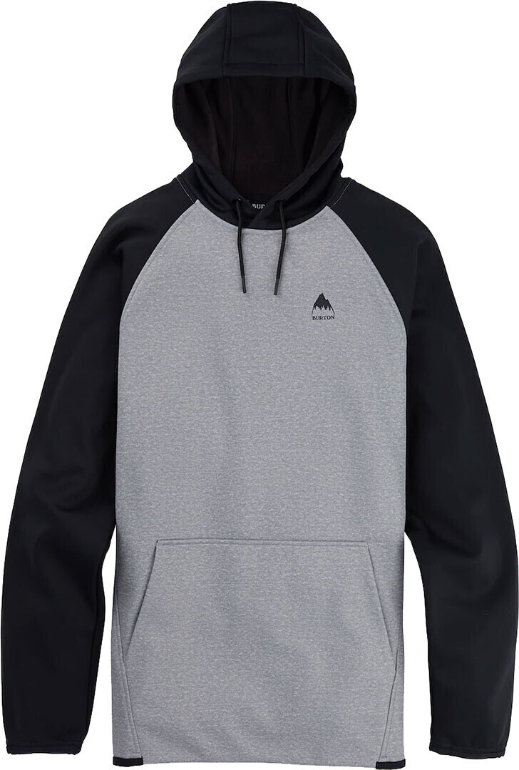 Burton Crown Weatherproof Hoodie (22024100) grey heather/true black