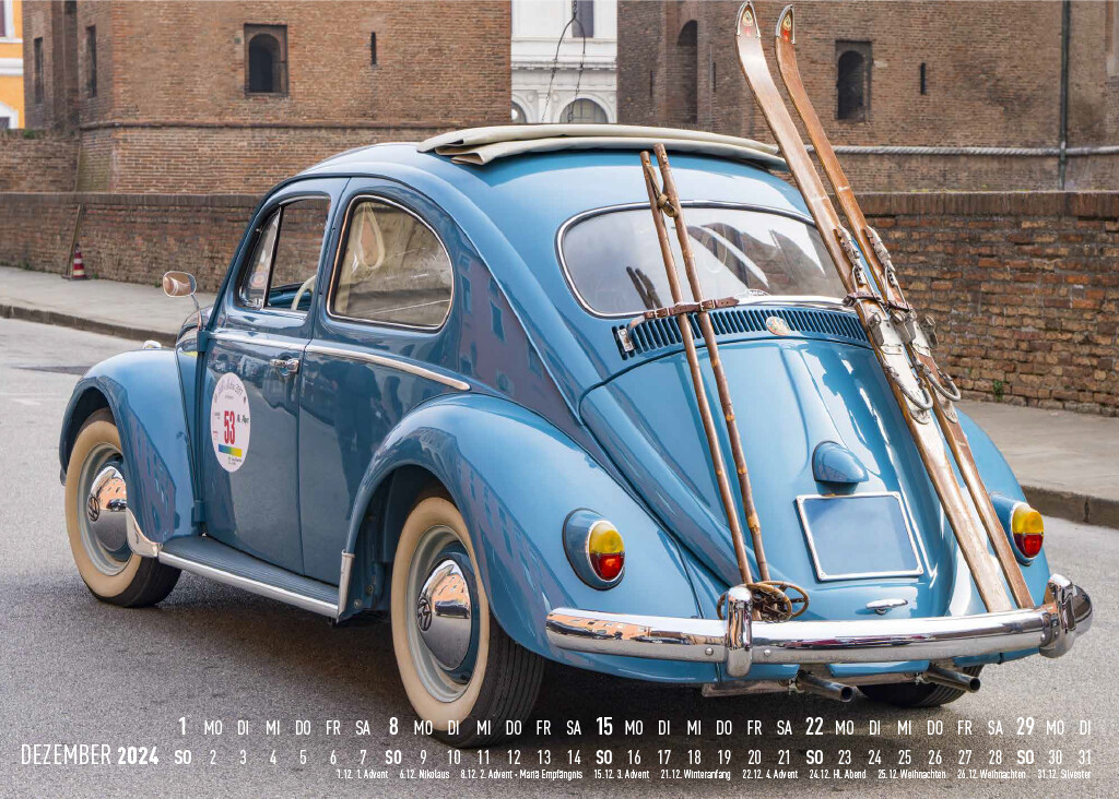 Volkswagen VW Käfer Kalender 2024 70x50cm ab 19,99 €  Preisvergleich 