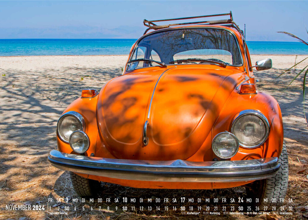 Volkswagen VW Käfer Kalender 2024 70x50cm ab 19,99 €  Preisvergleich 