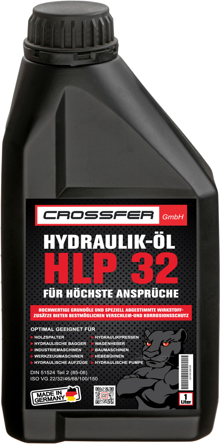 Hydrauliköl HLP46, 1 Liter Flasche - CROSSFER GmbH