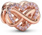 Pandora Sparkling Infinity Pink Heart Charm (782246C01)