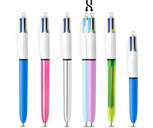 Pack de 6 stylos à bille 2 en 1 Bic 4 Couleurs - Stylo à bille à la Fnac