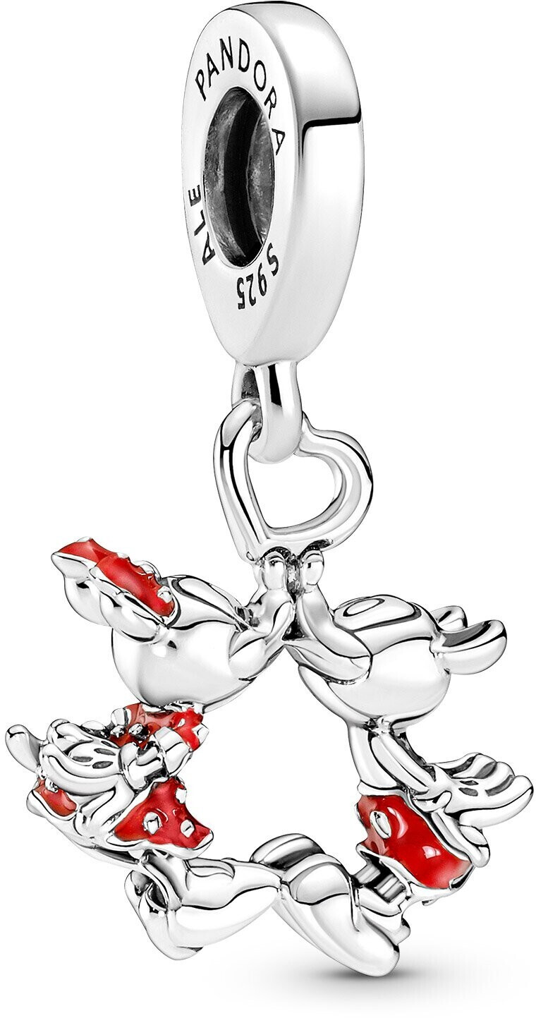 Pandora Disney Mickey Mouse & Minnie Mouse Kissing Dangle Charm (790075C01)