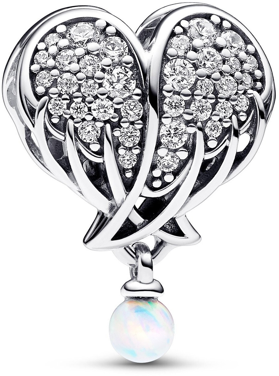 Pandora Sparkling Angel Wings & Heart Charm (792980C01)