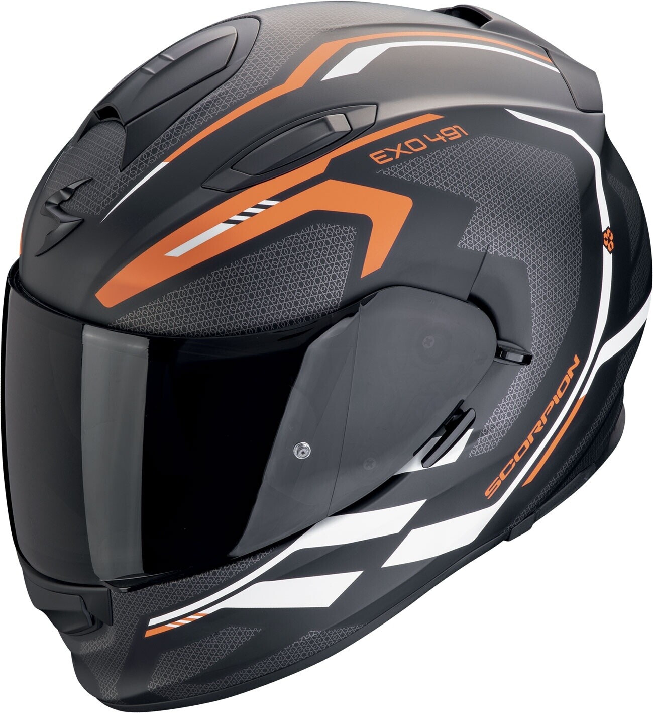 Scorpion Exo-491 Kripta mat noir/orange